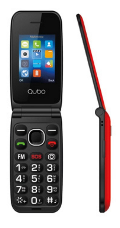 Qubo NEONW Rojo - Móvil Senior