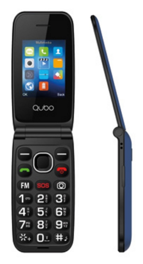 Qubo NEONW BL SOS - Móvil Senior