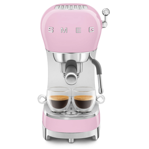 SMEG ECF-02-PKEU Rosa Brillante - Cafetera Express 1350W