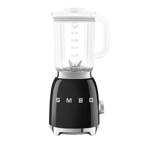 SMEG BLF-03-BLEU Negro Brillante - Batidora de Vaso 800W