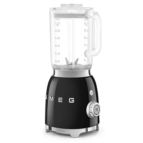 SMEG BLF-03-BLEU Negro Brillante - Batidora de Vaso 800W