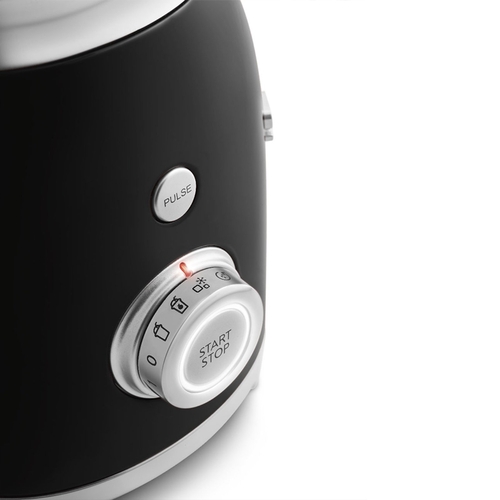 SMEG BLF-03-BLEU Negro Brillante - Batidora de Vaso 800W
