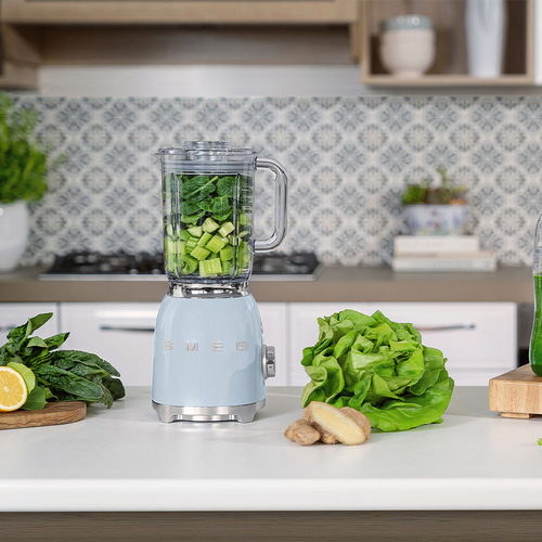 SMEG BLF-03-PBEU Azul Brillante - Batidora de Vaso 800W