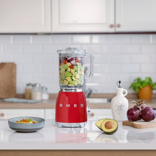 SMEG BLF-03-RDEU Rojo Brillante - Batidora de Vaso 800W