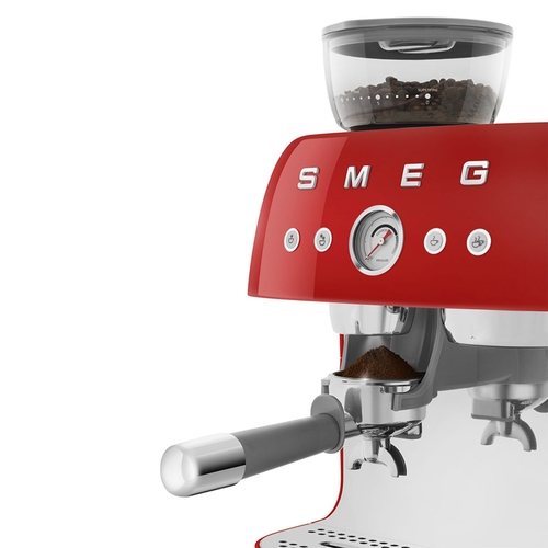 SMEG EF-03-RDEU Rojo Brillante - Cafetera Superautomática 1650W