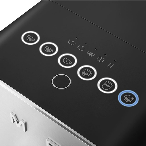 SMEG BCC-13-BLMEU Negro Mate - Cafetera Superautomática 1350W