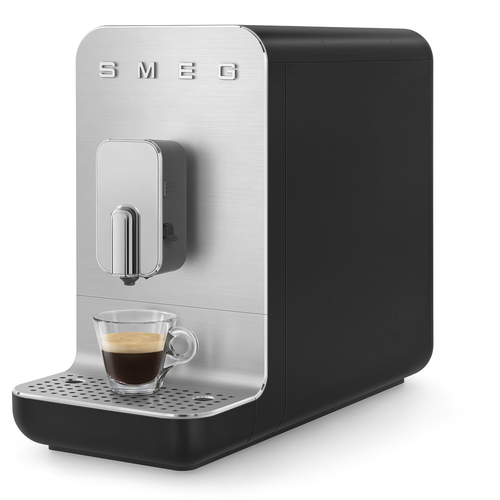 SMEG BCC-13-BLMEU Negro Mate - Cafetera Superautomática 1350W