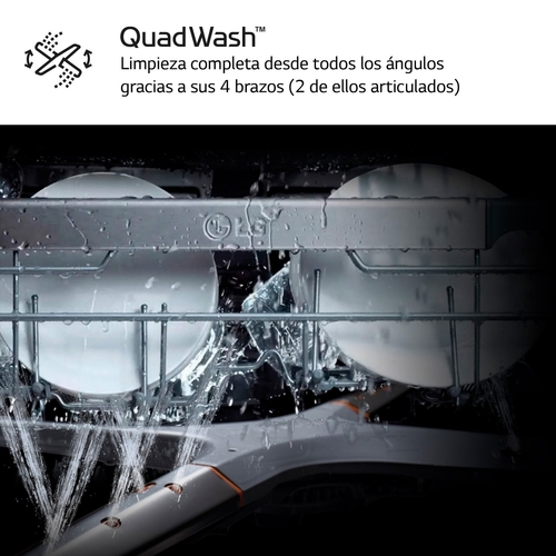 LG DF-355-FP INOX - Lavavajillas 60CM 14 Servicios