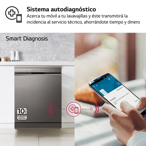 LG DF-355-FP INOX - Lavavajillas 60CM 14 Servicios