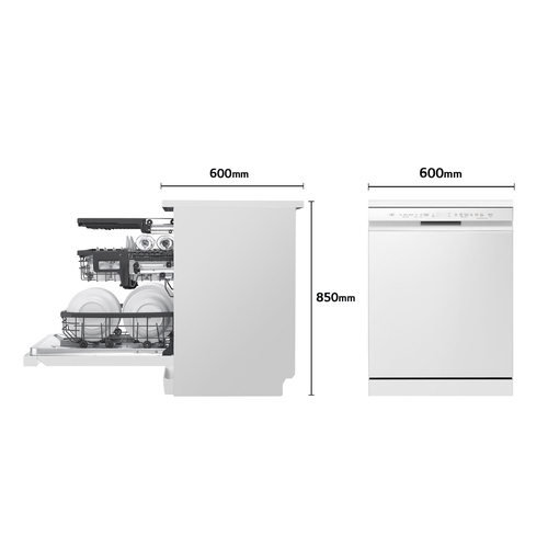 LG DF-355-FW Blanco - Lavavajillas 60CM 14 Servicios