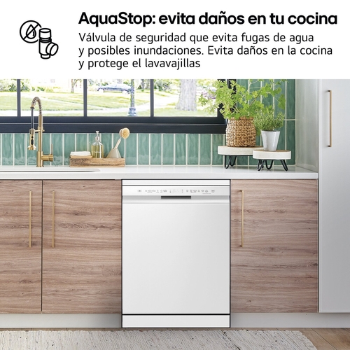 LG DF-355-FW Blanco - Lavavajillas 60CM 14 Servicios