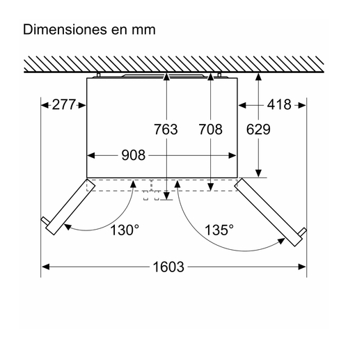 BALAY 3FAE-494-XE INOX Antihuellas - Frigorífico Americano No Frost