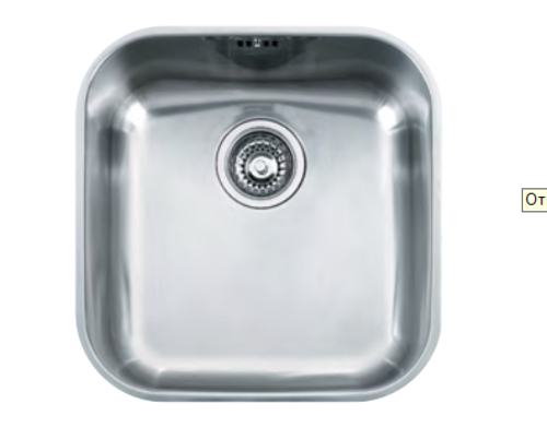 MEPAMSA 122.0667.807 SQUARE 40.40 - Fregadero INOX
