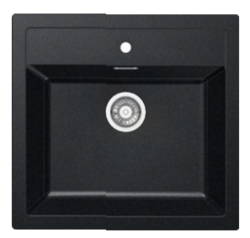 MEPAMSA CUBO 56.53 - Fregadero Negro