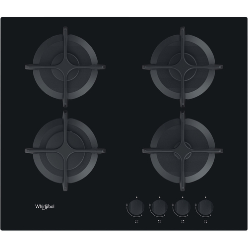 WHIRLPOOL GOB-616-NB Negro - Placa de Gas 60CM Gas Natural