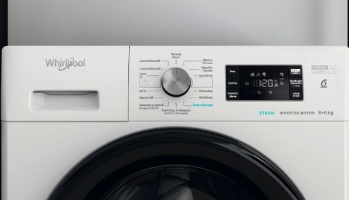 WHIRLPOOL FFWDB-864369-BV-SPT Blanco - Lavadora Secadora 8KG / 6KG 1400RPM
