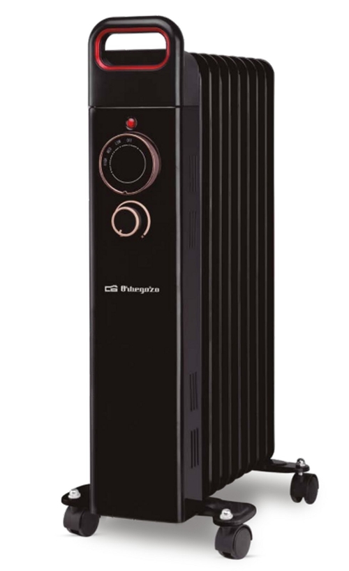 ORBEGOZO RUN-2500 Negro - Radiador de Aceite 2500W