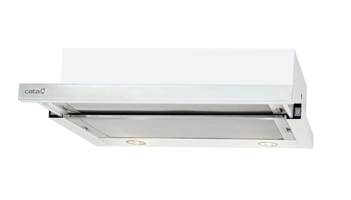 CATA TF-2003-GWH Cristal Blanco - Campana Extraíble 60CM