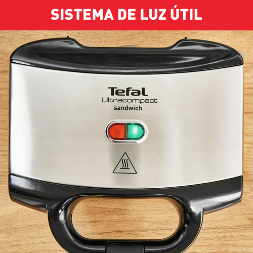 TEFAL SM1552 INOX - Sandwichera 700W