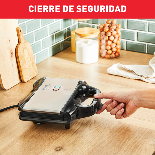 TEFAL SM1552 INOX - Sandwichera 700W