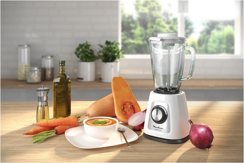 MOULINEX LM-430110 Blanco - Batidora de Vaso 800W