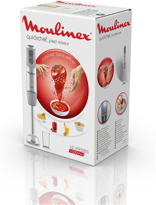 MOULINEX DD-65-AD10 INOX - Batidora de Mano 1000W