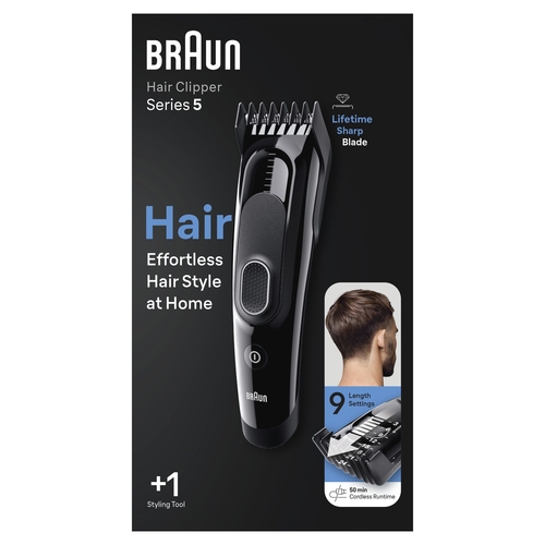 BRAUN HC-5310 Negro - Cortapelos Sin Cable