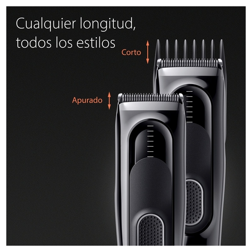 BRAUN HC-5310 Negro - Cortapelos Sin Cable