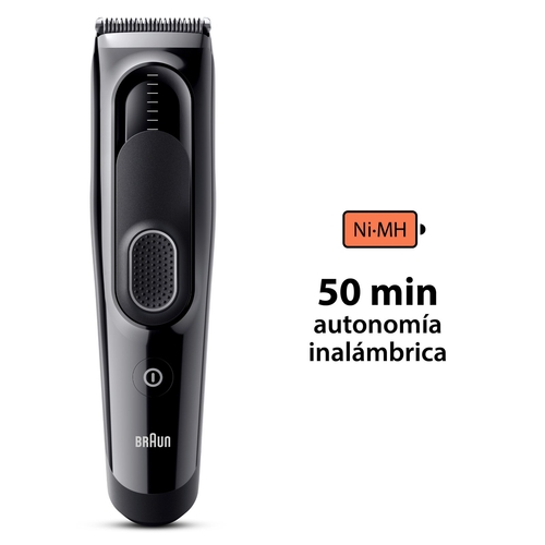 BRAUN HC-5310 Negro - Cortapelos Sin Cable