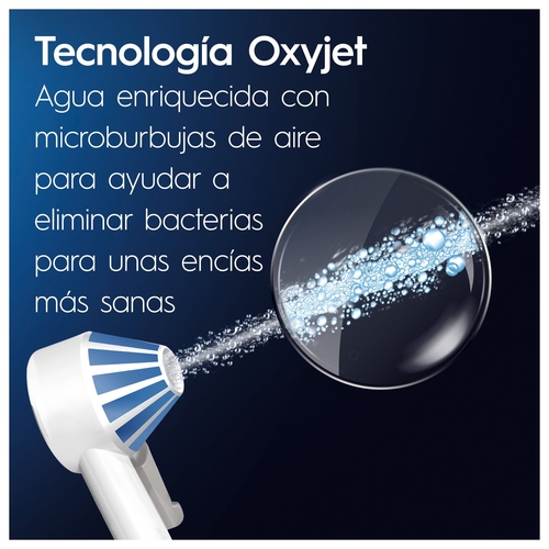 ORAL B MD-20 Blanco y Azul - Irrigador de Agua  Con Cable