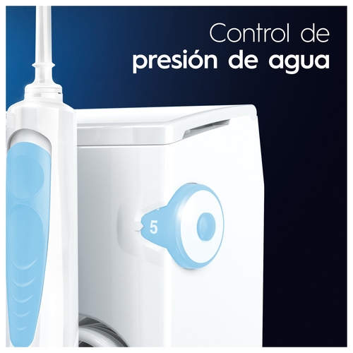 ORAL B MD-20 Blanco y Azul - Irrigador de Agua  Con Cable