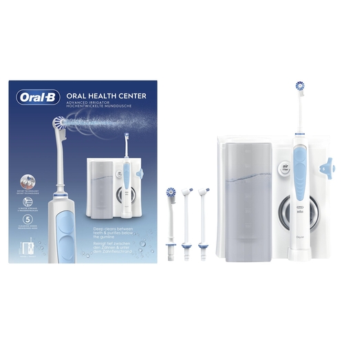 ORAL B MD-20 Blanco y Azul - Irrigador de Agua  Con Cable