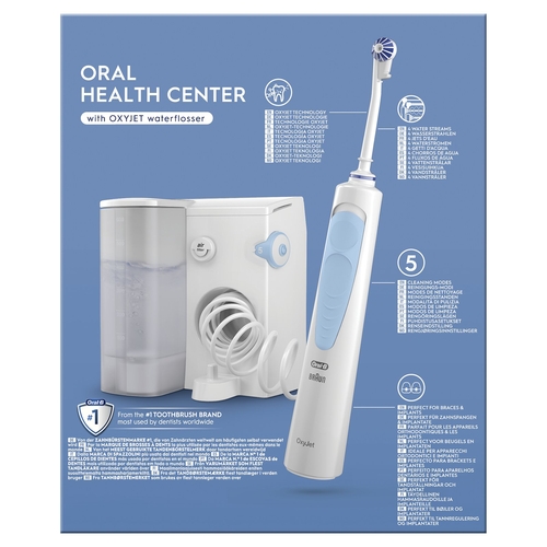 ORAL B MD-20 Blanco y Azul - Irrigador de Agua  Con Cable
