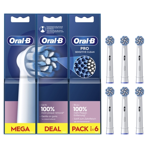 ORAL B EB60-6 x 6 UDES. SENSITIVE - Accesorio Recambio Cepillo Dental