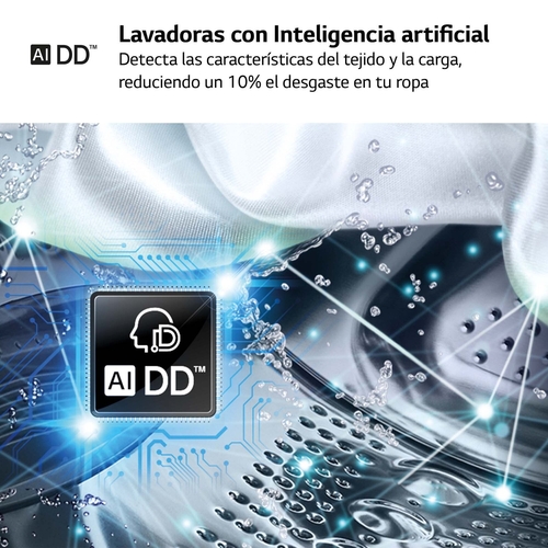 LG F4-DR6010AGM INOX - Lavadora Secadora 10KG / 6KG 1400RPM