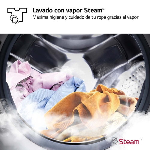LG F4-DR6010AGM INOX - Lavadora Secadora 10KG / 6KG 1400RPM