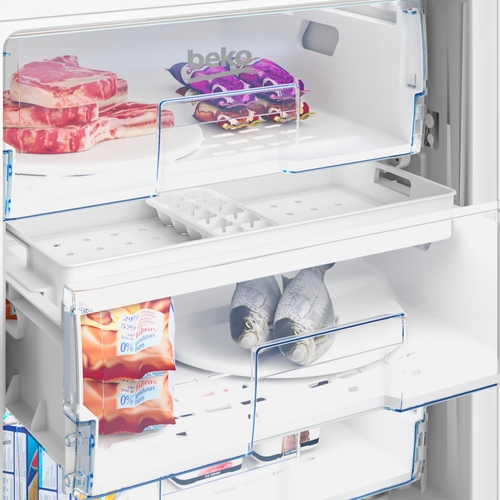 BEKO BU-1204-N Blanco - Congelador Vertical Cíclico