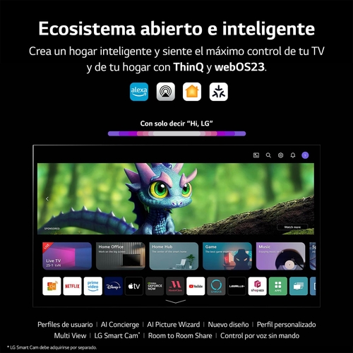LG OLED 55C34LA EVO Negro - TV 55" 4K UHD SMART TV
