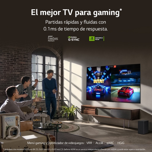 LG OLED 55C34LA EVO Negro - TV 55" 4K UHD SMART TV