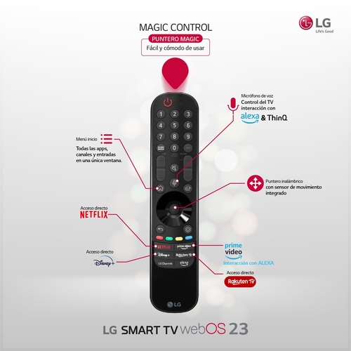 LG OLED 55C34LA EVO Negro - TV 55" 4K UHD SMART TV