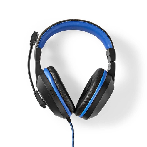 Nedis Teclado + Auriculares + Ratón + Alfombrilla Azul-Negro - Pack Gaming 4 en 1