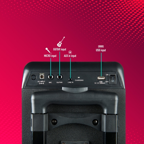 NGS WILD RAVE 1 Negro - Altavoz Portátil 200W
