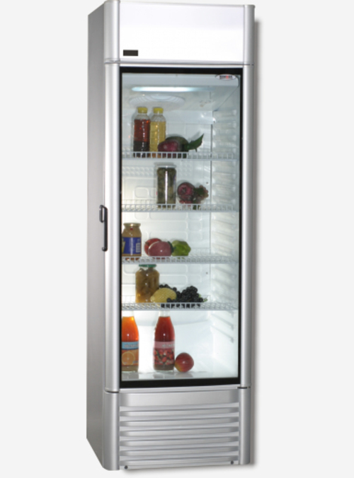 ROMMER XLS-280-T Plata - Nevera Una Puerta Cíclico