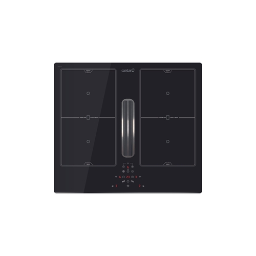 CATA AS-600 Negro - Vitrocerámica de Inducción + Campana