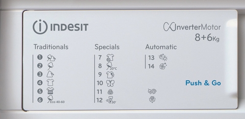INDESIT BI WDIL 861485 EU Blanco - Lavadora Secadora 8KG / 6 KG 1400RPM