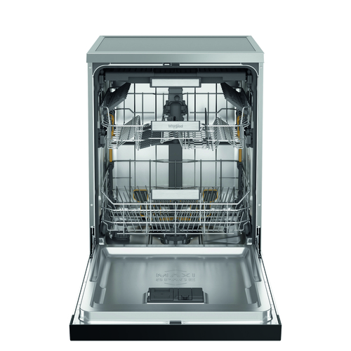 WHIRLPOOL W7F HS51 X INOX-Negro - Lavavajillas 60CM 15 Servicios