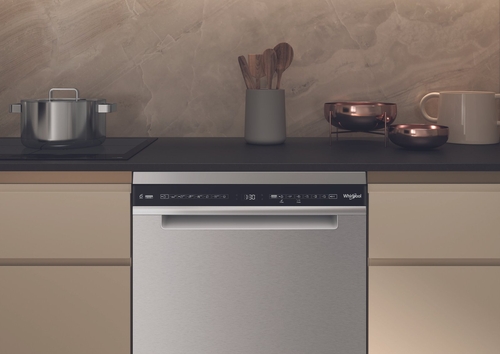 WHIRLPOOL W7F HS51 X INOX-Negro - Lavavajillas 60CM 15 Servicios