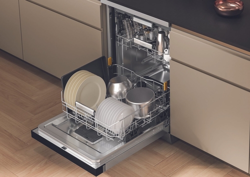WHIRLPOOL W7F HS51 X INOX-Negro - Lavavajillas 60CM 15 Servicios