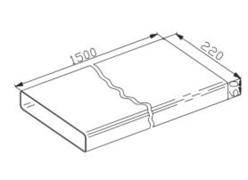 MEPAMSA TUBO TR 1500 112.0040.336 Blanco - Accesorio Campana
