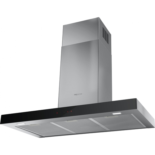 MEPAMSA STILO NEO 90 325.0708.817 INOX + Cristal Negro - Campana Decorativa 90CM